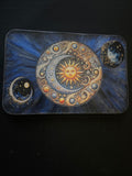 Sun and moon wall plaque