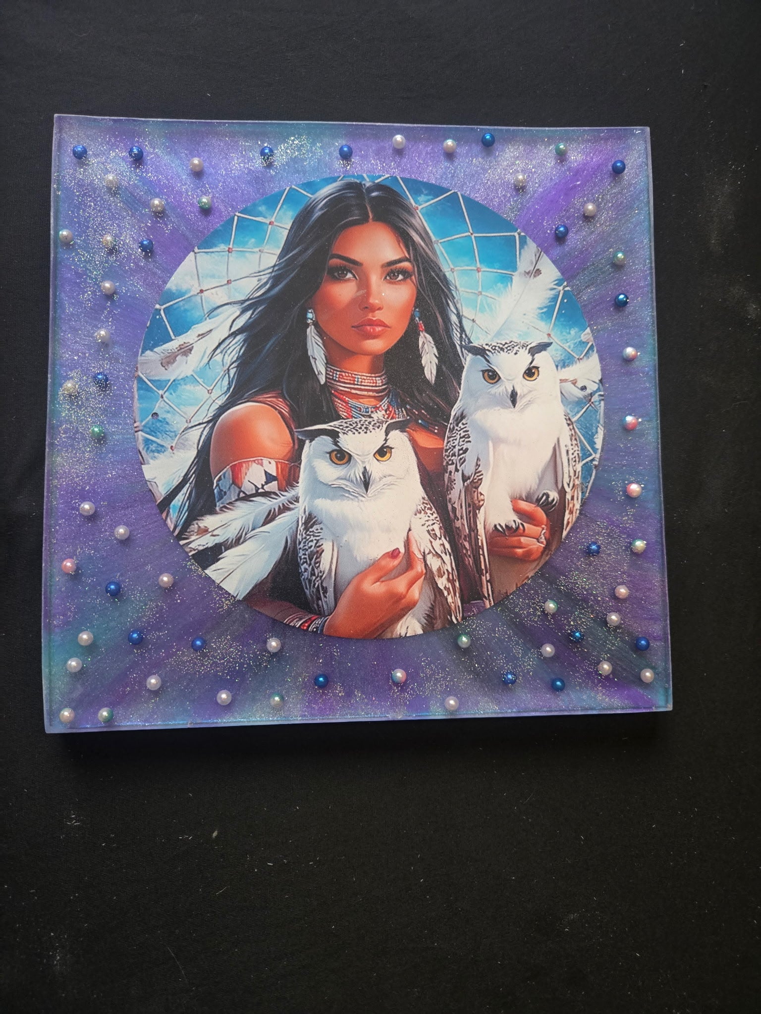 Native American wall plaque