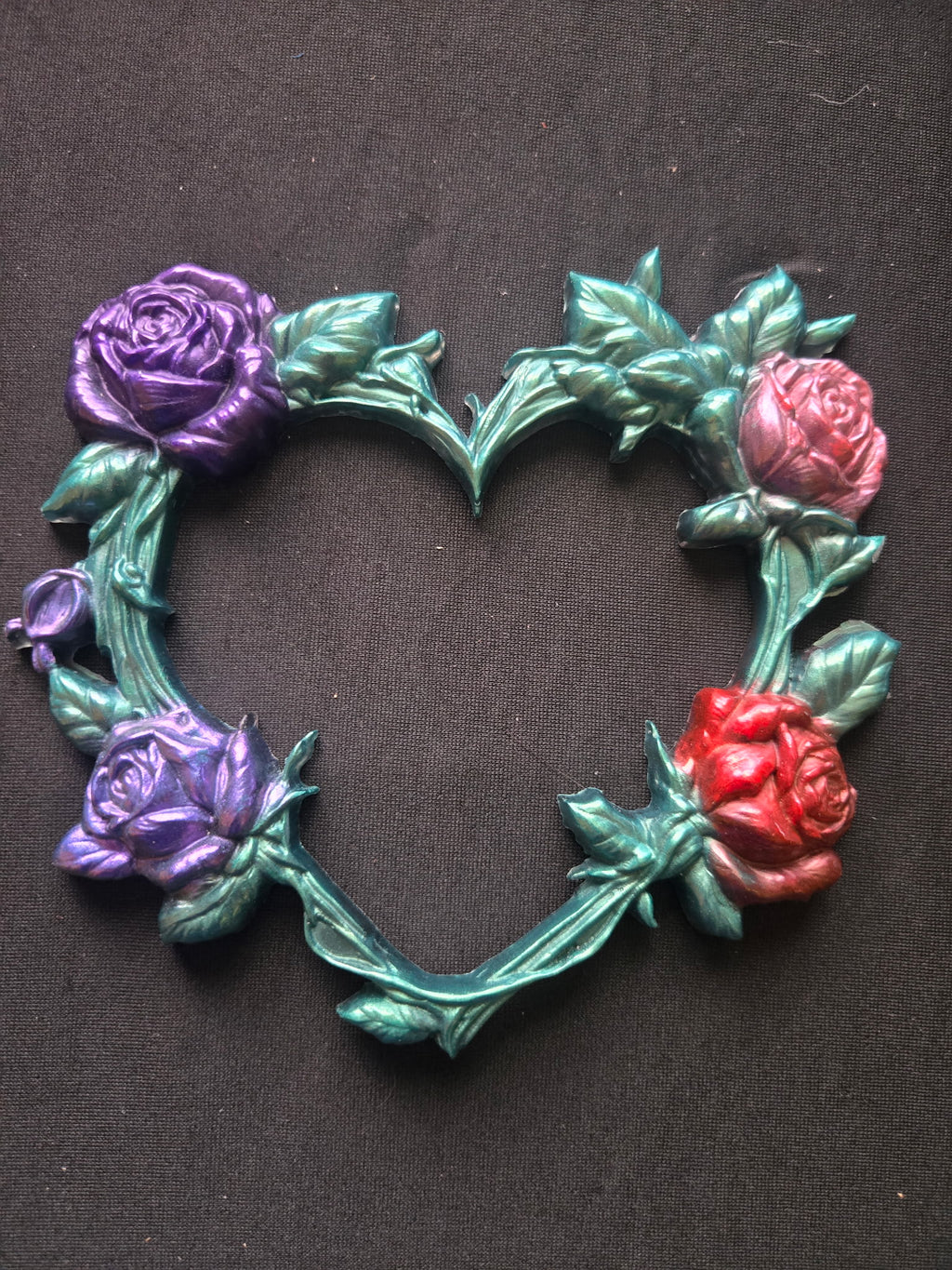 Heart with flowers