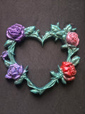 Heart with flowers