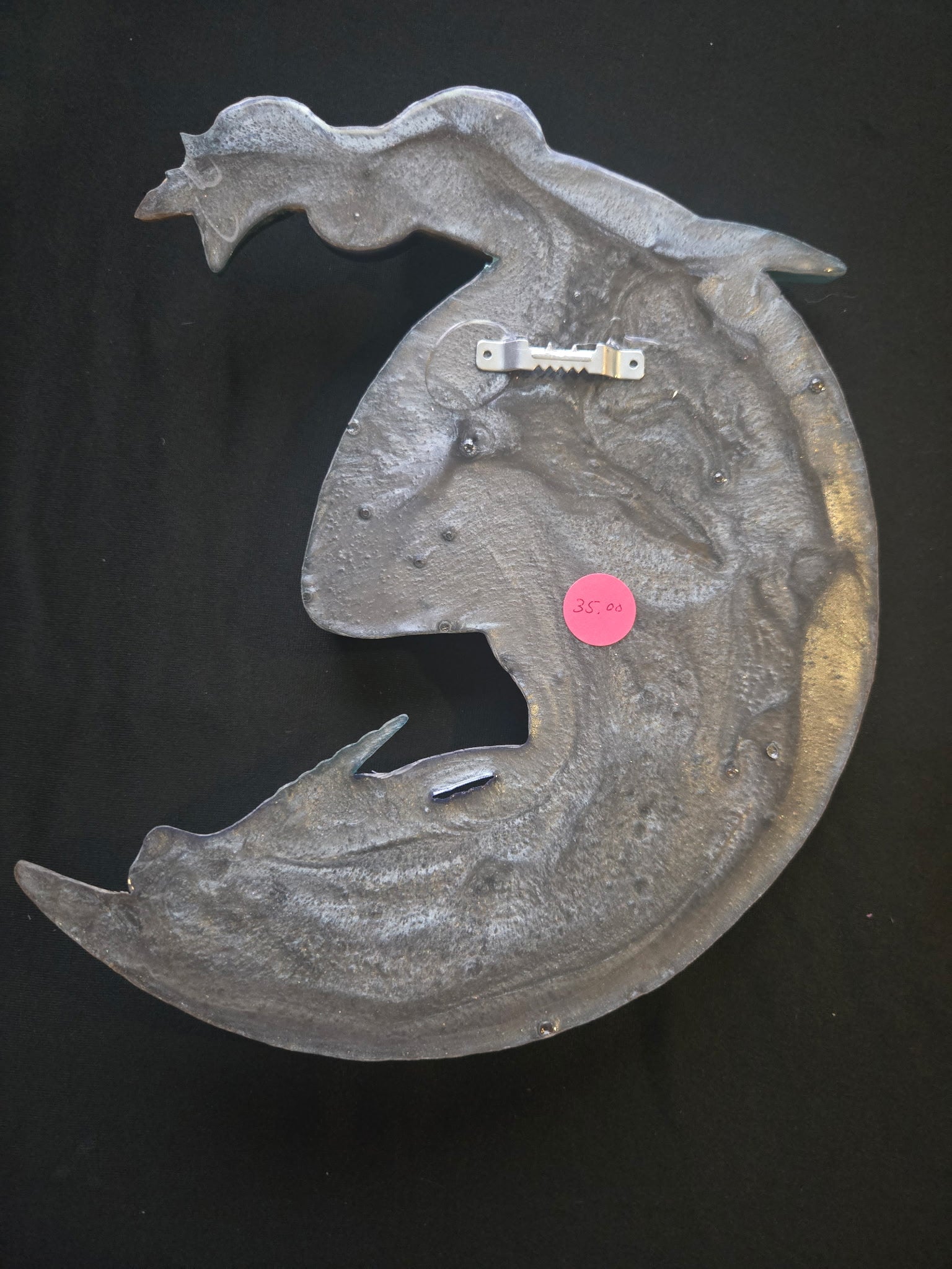 Dragon on the moon wall art