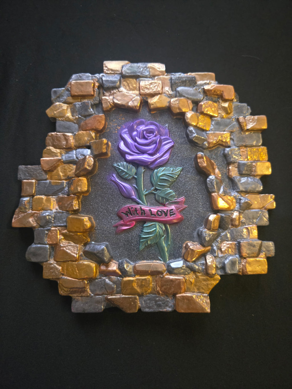 Rose wall art