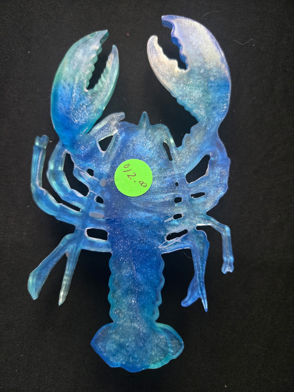 Blue lobster figurine