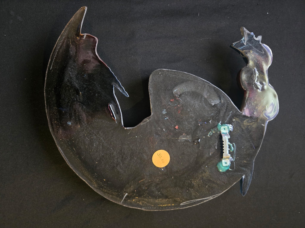 Dragon on the moon wall art