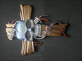 Skull and cross wall art