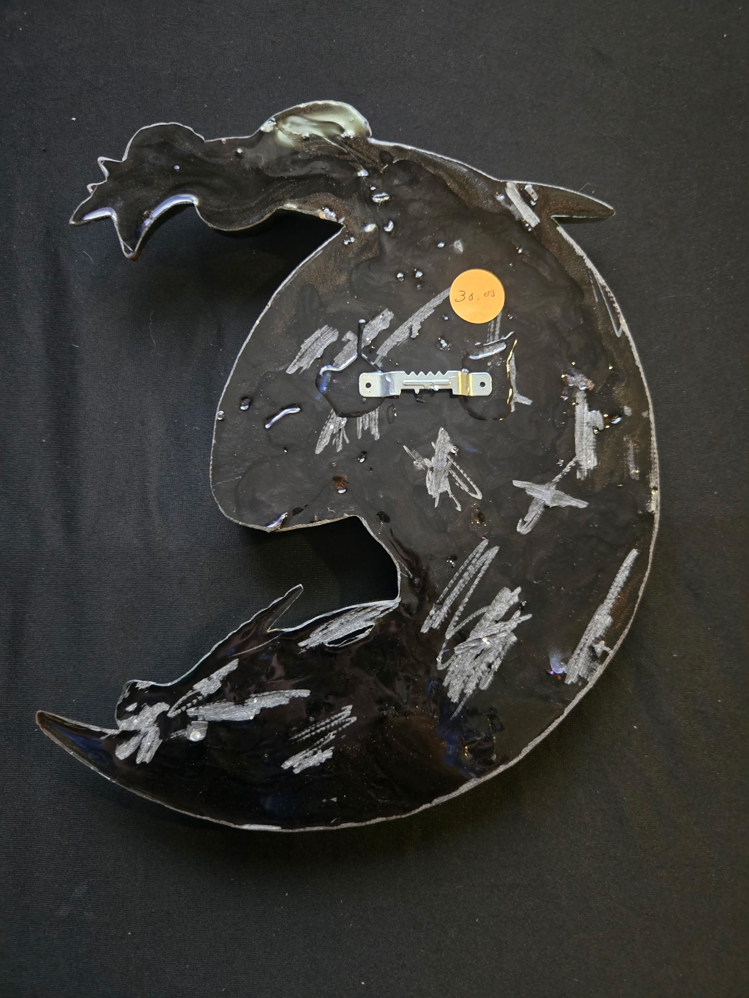 Dragon on the moon wall art